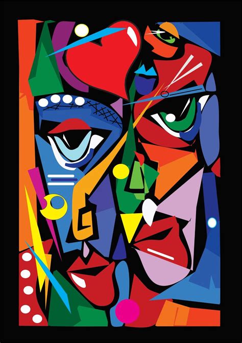 Cubist Paintings, Cubism Art, Abstract Art Painting, Wall Painting, Artsy Gift, Wall Murals ...