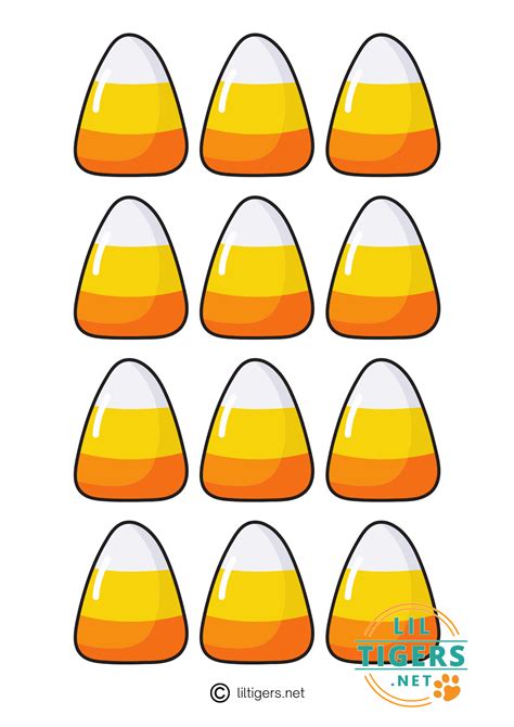 Free Printable Candy Corn Templates - Lil Tigers