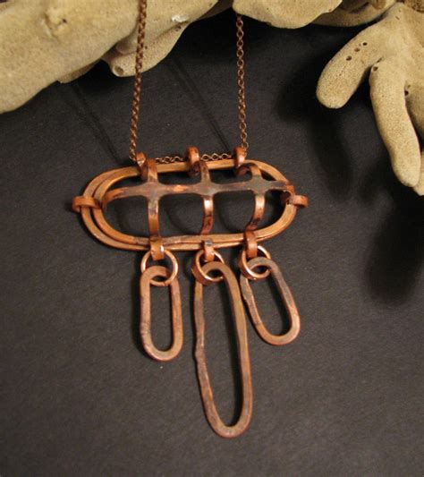 Jamie Spinello. Copper Necklace - Oxidized Copper - Gypsy Talisman Pendant | Copper jewelry ...