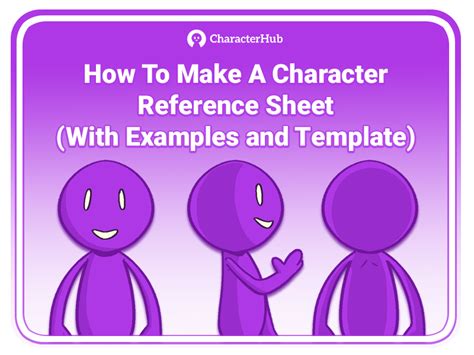 How To Make A Character Reference Sheet (With Examples and Template) | CharacterHub