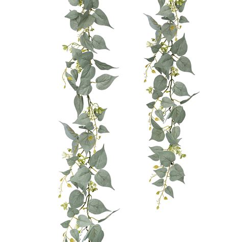 Coolmade Hanging Vine Garland Greenery, 6 ft Arrificial Vines Plant Floral Garland Wedding Vine ...