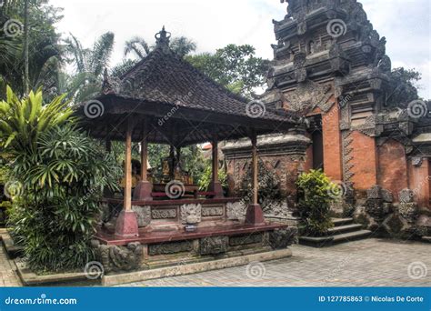 Temples in Ubud on Bali Island Stock Image - Image of palace, landmark ...