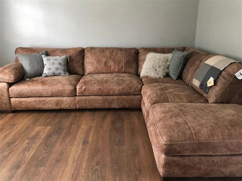 Large Leather Corner Sofa | in Dunfermline, Fife | Gumtree