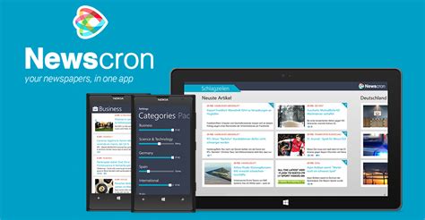 Newscron app - news aggregator app with customizable feed