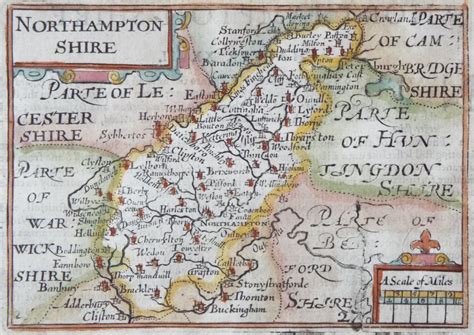 Antique Maps and Prints of Northamptonshire