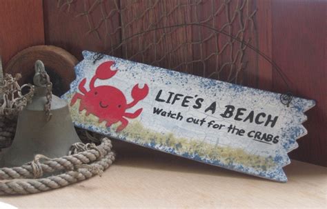 Funny Nautical Sign Life's A Beach ...Watch out for MR.