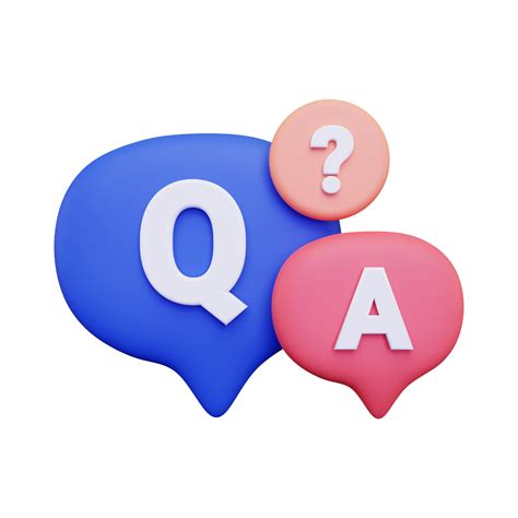 3d Question and Answer icon 10872277 PNG