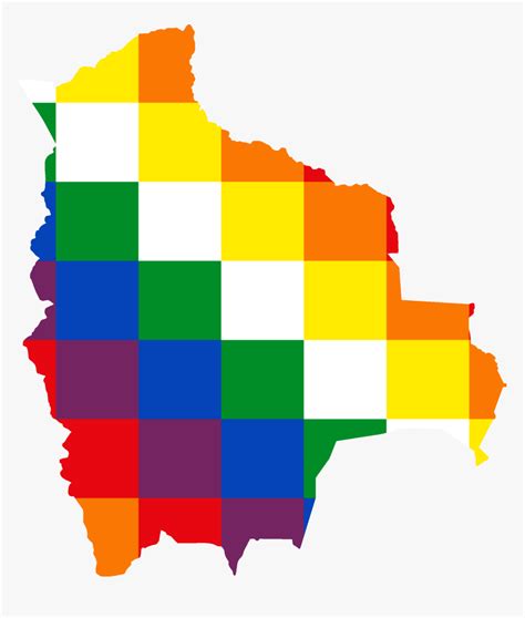 Flag Map Of Bolivia, HD Png Download , Transparent Png Image - PNGitem