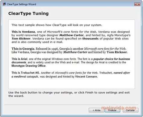 Descargar ClearType Tuner para PC Gratis