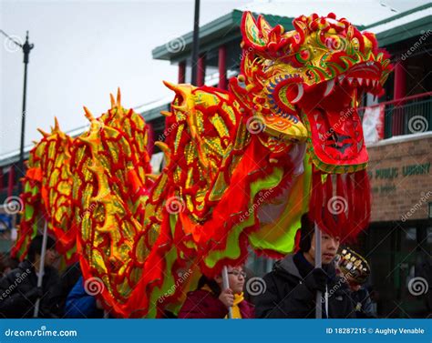 Chinese New Year Parade Dragon Editorial Image - Image: 18287215