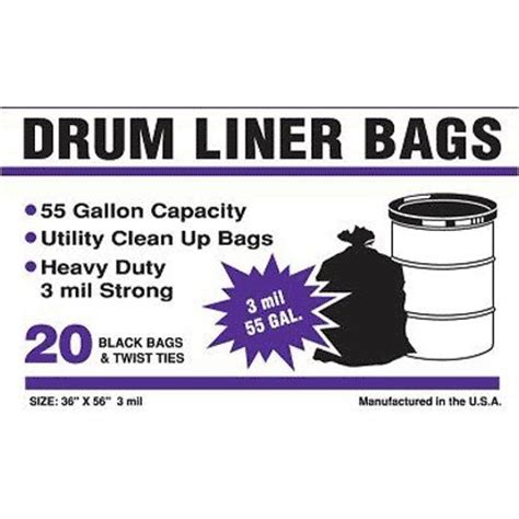 Wholesale Drum Liners | 55 Gallon Trash Bags, Heavy Duty