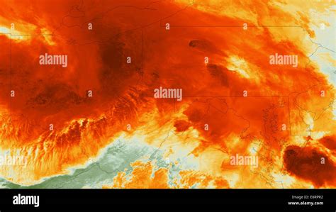 Detailed Satellite Imagery of Severe Storm Stock Photo - Alamy