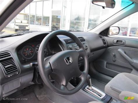 Gray Interior 2004 Honda Civic Value Package Sedan Photo #46789812 ...