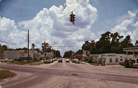 Street View Looking South Keystone Heights, FL Postcard