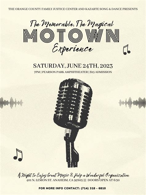 The Motown Experience (2023) - Orange County Family Justice Center Foundation