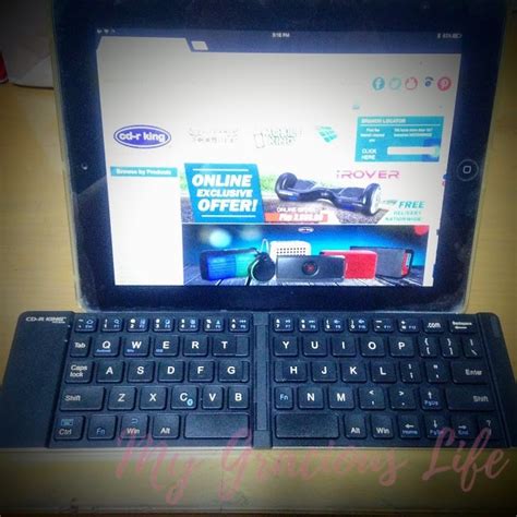 CD-R King Foldable Bluetooth Keyboard Review - My Gracious Life