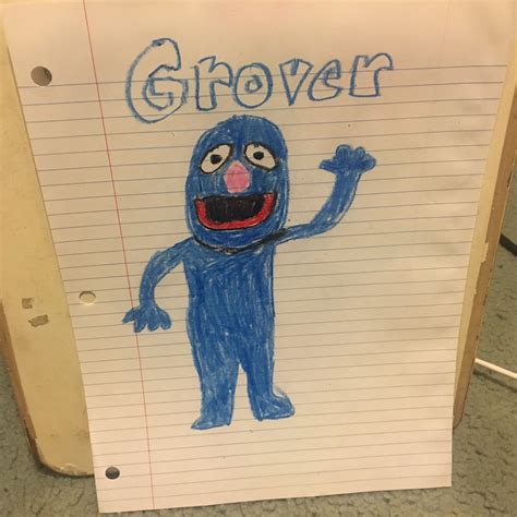 Grover from Sesame Street | Sesame street, Favorite tv shows, Drawings