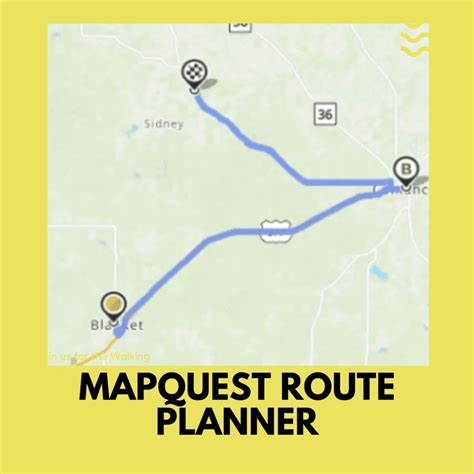 Mapquest Printable Driving Directions