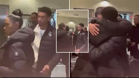 Heartwarming footage shows emotional Jude Bellingham reuniting with his ...