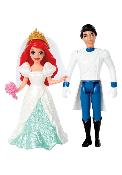 Fairytale Wedding Ariel & Prince Eric Magiclip Dolls