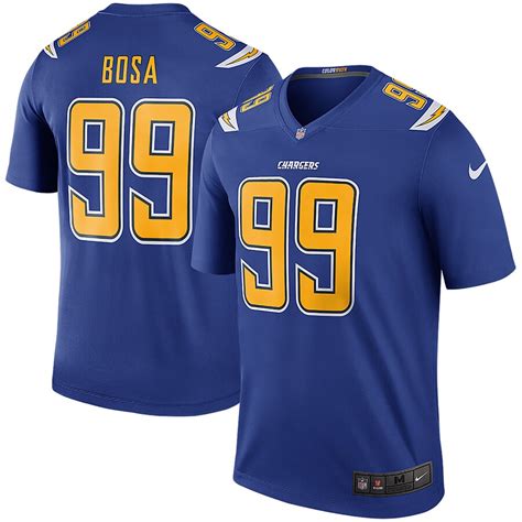 Men's Nike Joey Bosa Royal Los Angeles Chargers Color Rush Legend Jersey