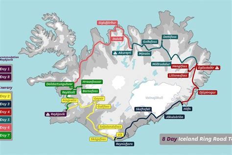 8 Day Ring Road Tour Package | Iceland ring road, Iceland tour packages ...