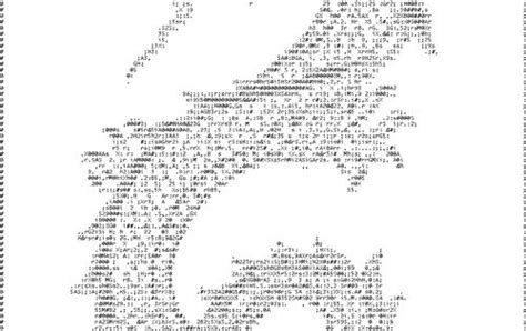 Not real ASCII art (scanned images just aren't the same) but nice anyway. | ASCII Text Art ...