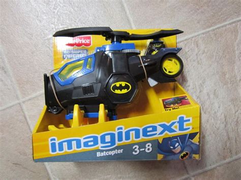 Fisher Price Imaginext DC Super Friends Batman Batcopter helicopter NEW claw set | eBay | Fisher ...