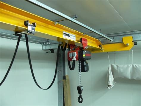 Photo gallery of underhung bridge cranes - GIGA - cranes and hoists