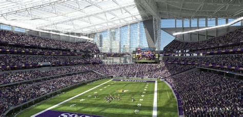 New Vikings stadium nears completion - Seven G Illustration