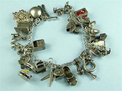 Vintage Charm Bracelets Silver Bracelet Sterling Source Amazonaws - dwarf fortress hobby