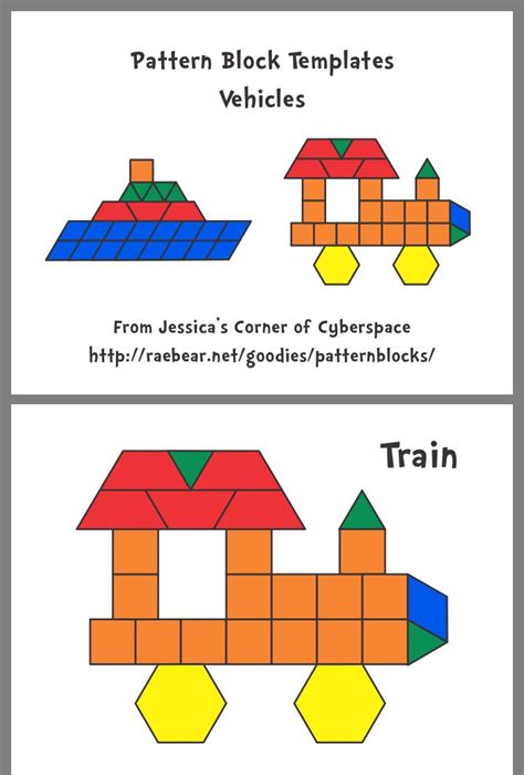 Pin by irene albert on Tanograms | Pattern blocks, Pattern block printables, Pattern block templates