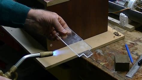 bending perspex - YouTube