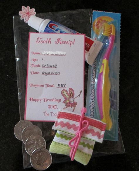 Tooth Fairy Gift Ideas | Examples and Forms