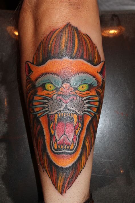 fierce lion by Danny Boy. | Fierce lion, Cool tattoos, Tattoos