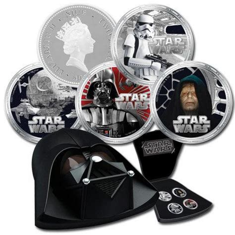 Niue 4 x 2 dollar 2011 Star Wars - Darth Vader Silver Coin Set