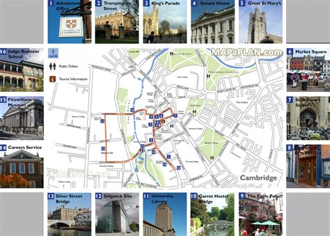 Cambridge Tourist Map Printable - Printable Maps