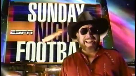 ESPN SNF - Intro & Hank Williams Jr. Theme - Dec. 20, 1998 - YouTube