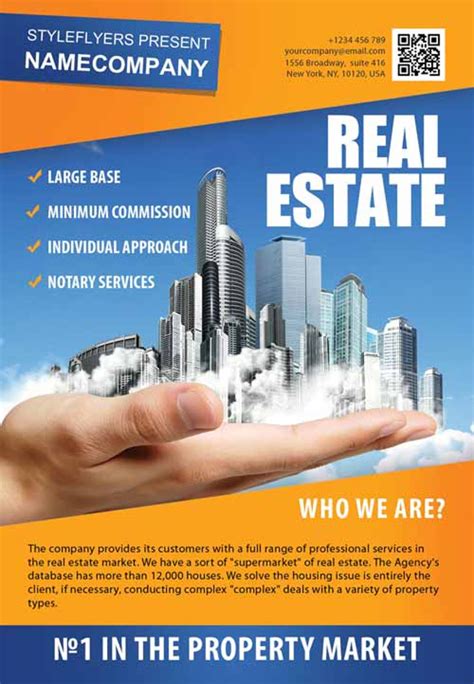 Free Real Estate Flyer Templates Download - Sfiveband.com