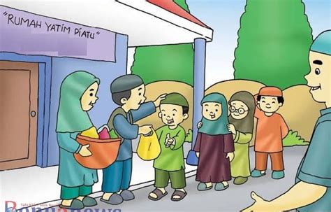 Gambar Kartun Santunan Anak Yatim - 53+ Koleksi Gambar