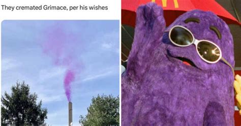 McDonald's Says Grimace's Birthday Month Is Over, But The Funny Grimace ...