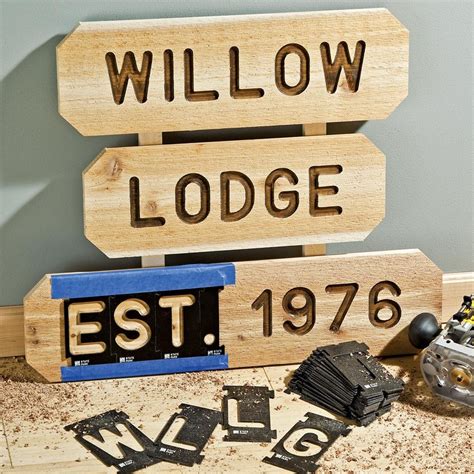 Rockler Router Letter Template Set (2.25” - 99 Pieces) – State Park ...