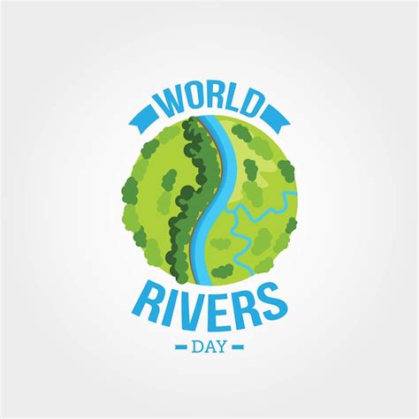 Premium Vector | World rivers day