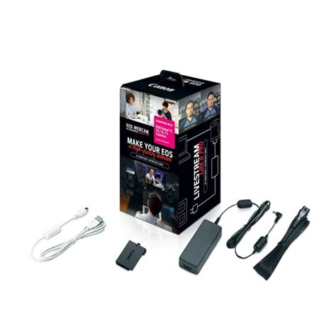 Canon EOS Webcam Accessories Starter Kit for EOS Rebel T7, T6, T5, T3 ...