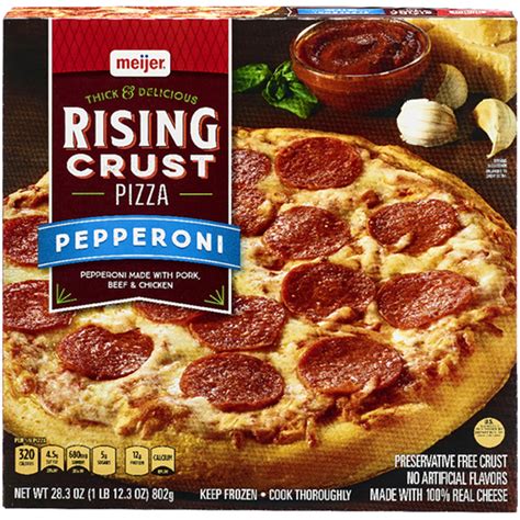 Meijer Rising Crust Pepperoni Pizza, 28.3 oz Meat Pizza | Meijer Grocery, Pharmacy, Home & More!