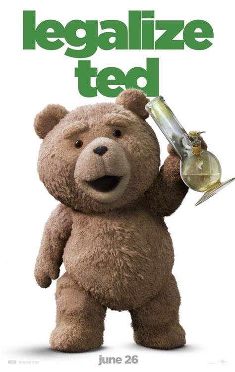 Todos sabemos : Ted pide su legalización en el nuevo póster de 'Ted 2'