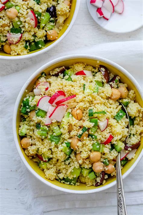 Chickpea Couscous Salad - Feel Good Foodie