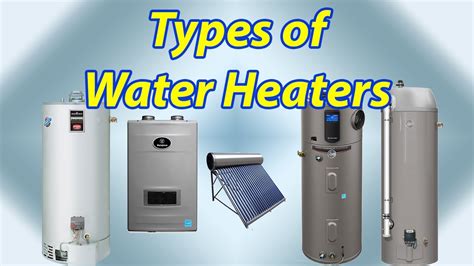 Different types of Water Heaters and How Water Heaters Work - YouTube