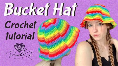 Crochet Granny Square Bucket Hat, rainbow hat, pride hat, rainbow crochet bucket hat - agrohort ...