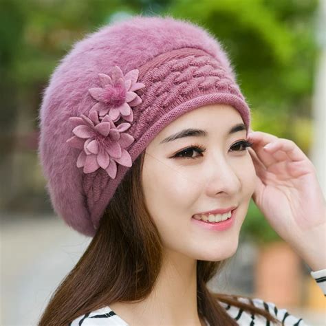 New Winter Beanies Knit Women's Hat Winter Hats For Women Ladies Beanie ...